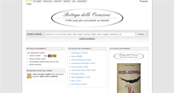 Desktop Screenshot of bottegaoccasioni.com
