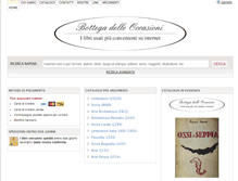 Tablet Screenshot of bottegaoccasioni.com